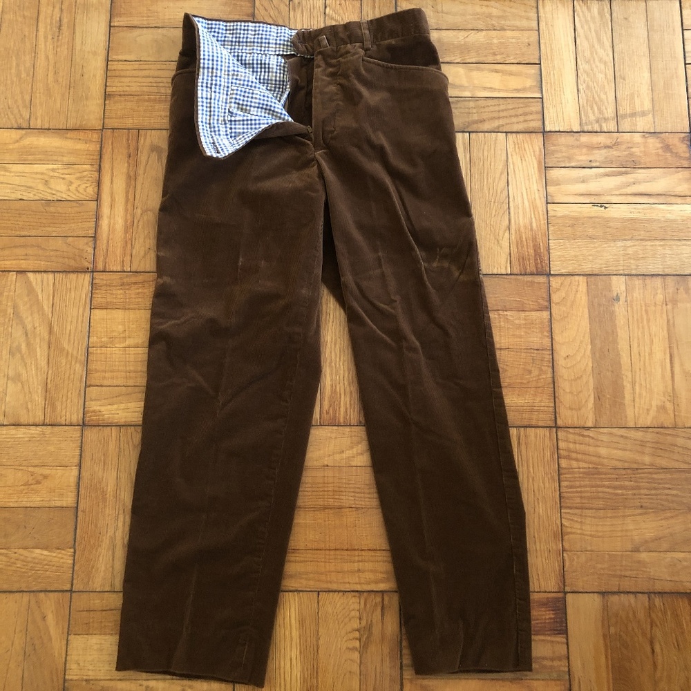 Vintage Faconnable Corduroy Pants